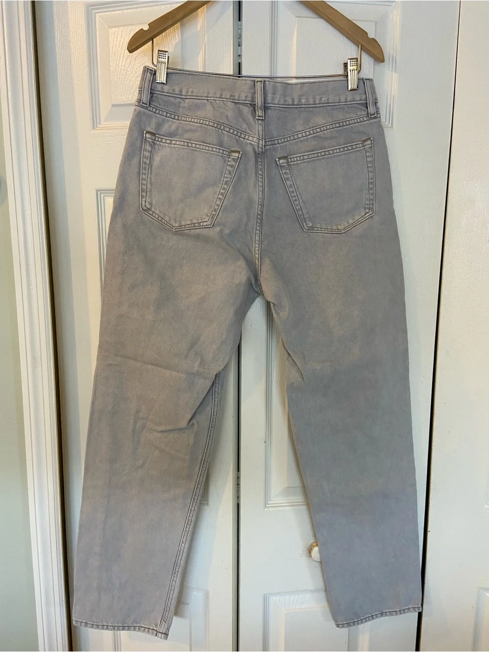 Banana Republic Men's Light Gray Straight Jeans